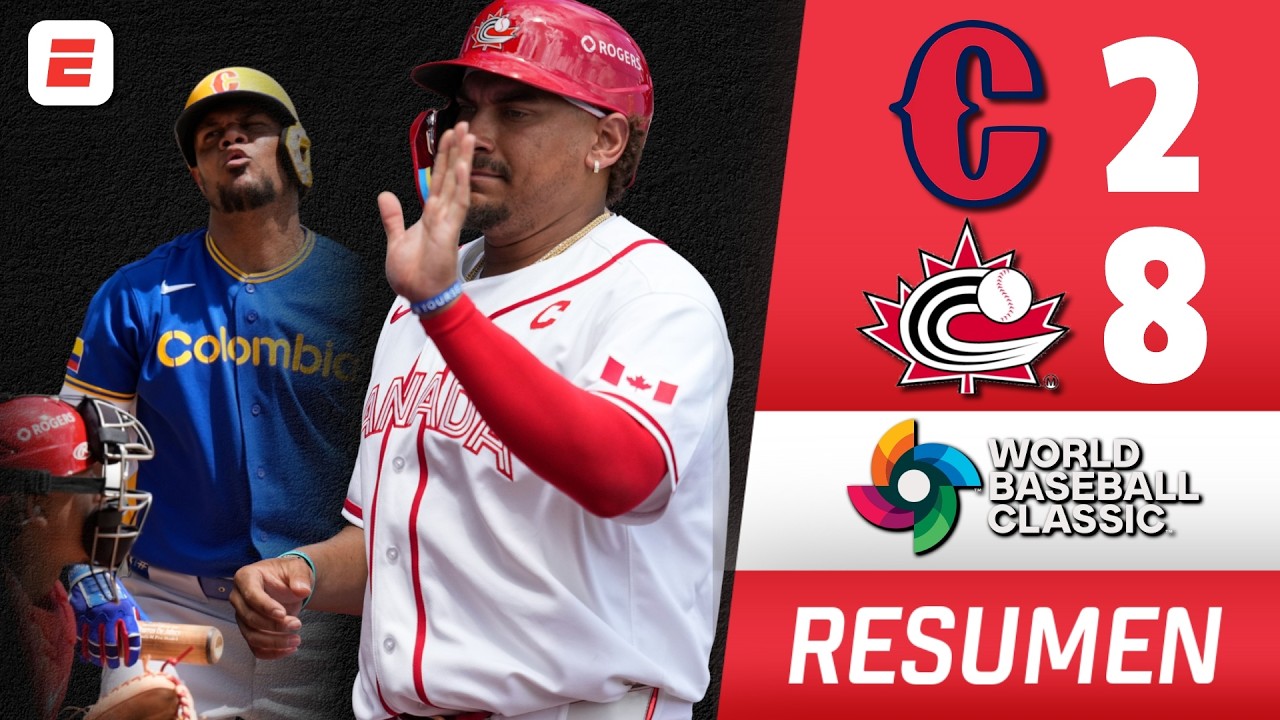 CANADÁ le propinó a COLOMBIA su SEGUNDA DERROTA del torneo | Resumen | Clásico Mundial del Béisbol