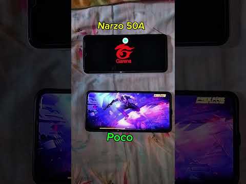 REALME NARZO 50A GAMING TEST FREE FIRE VS POCO X6 PRO