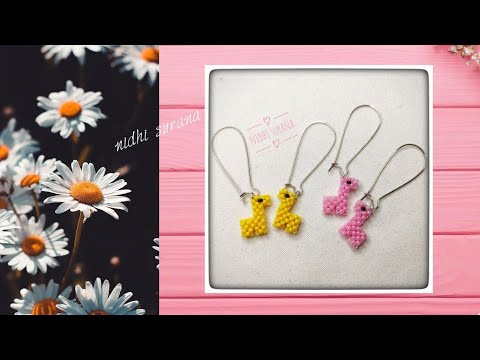 Beaded Llama Jewelry/Earrings/Pendant/How to make/Tutorial diy