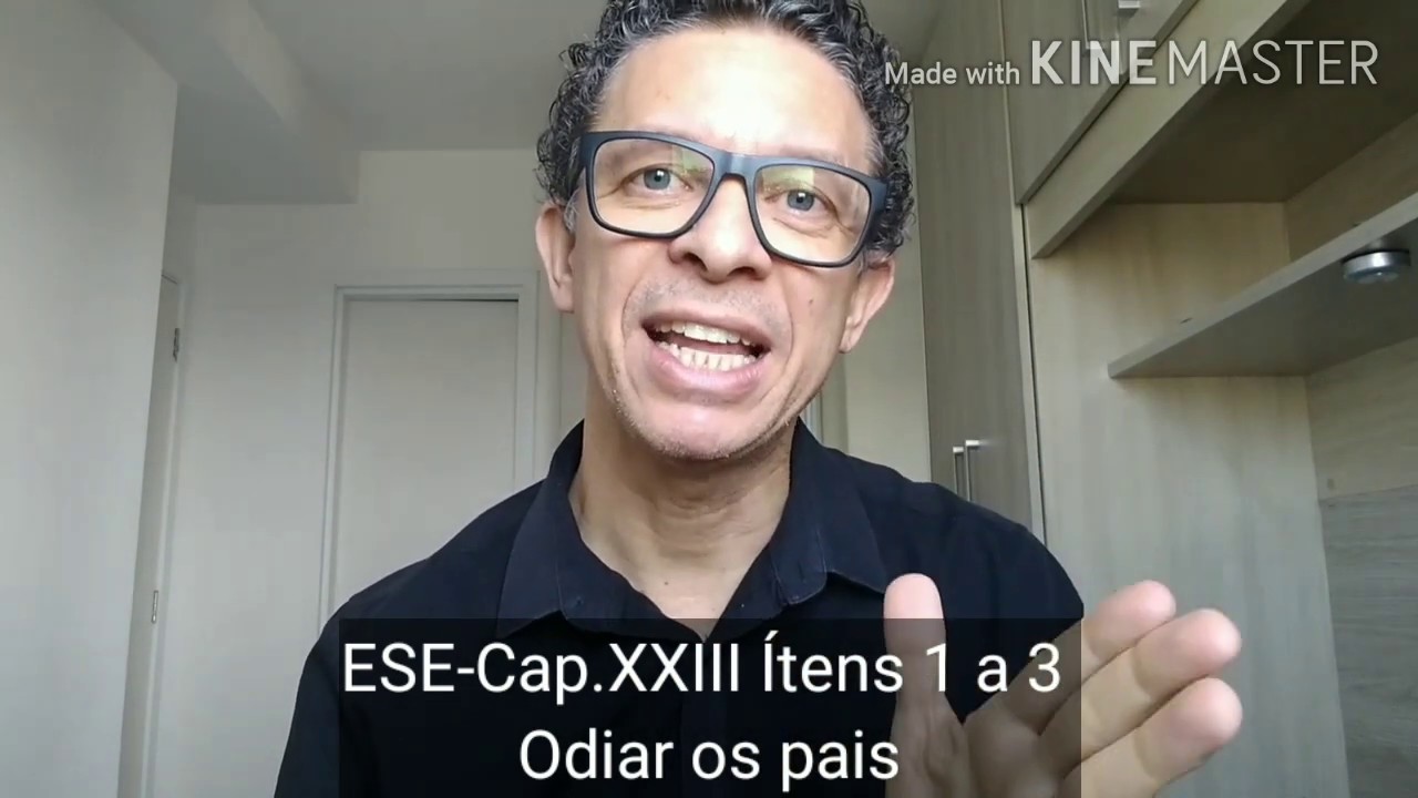 Palestra - ESE - Capítulo XXIII, itens 1 a 3 - QUEM NÃO ODEIA SEU PAI E SUA MÃE