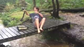 100 Days until Christmas celebrated in the rain