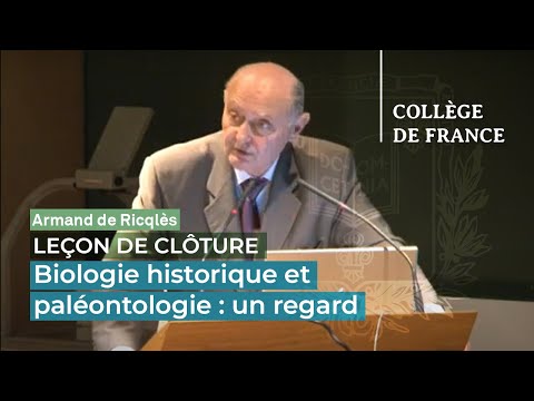 Biologie historique et paléontologie : un regard - Armand de Ricqlès (2010)