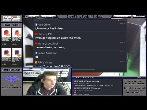 Builder's Club Live Show - Cryo Chillz Coolant Update
