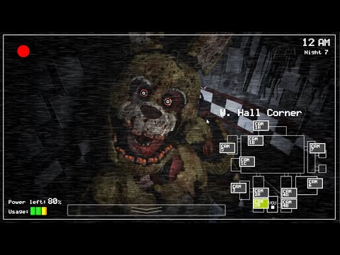 This version of Springtrap is more terrible than original... (FNaF 1 Mods)