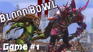 Wood Elves vs Undead - Blood Bowl Experience league Game 1