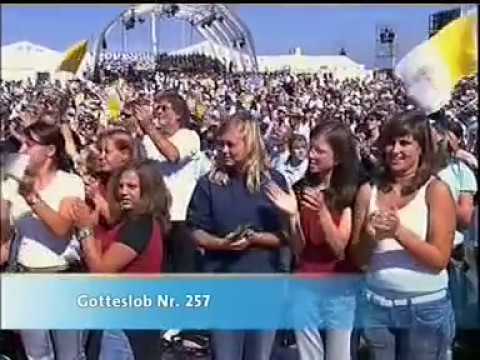 Großer Gott wir loben dich! Papst Benedikt 2006 in Regensburg (Deutschland)