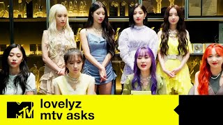 Download lagu Lovelyz Share Their Favourite Dance Move & Strange MV Stories | MTV Asks mp3