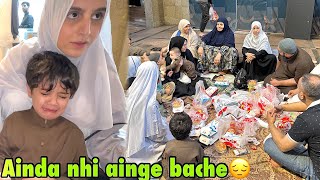 Ainda Ramadan mai bacho ko kabhi lekar nhi aonga umrah par😔 | boht kharab experience bacho ke sath🥲