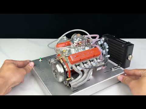 VORTRIXE&CISON V8 | Listen to the roar of the 44cc mini American V8 engine.