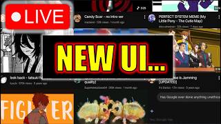🔴YouTube's New UI is LIVE