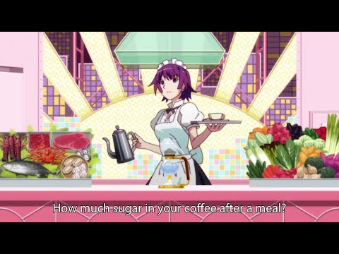 Senjougahara and Hanekawa have a conversation about seasoning Monogatari Second Season
