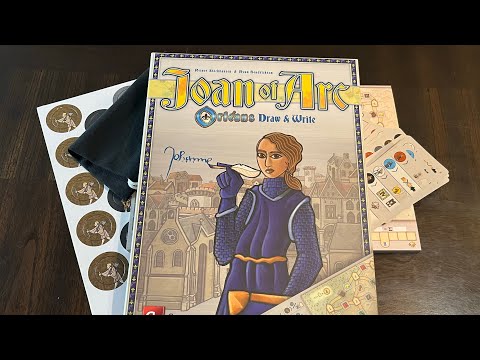 Joan of Arc: Orléans Draw & Write (Capstone Games) - Unbox & Remembrance