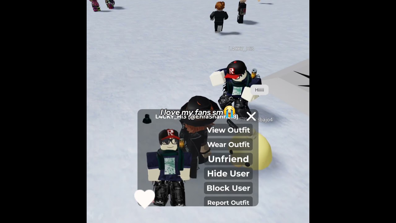 I always get so nervous when I play with fans😭 #roblox