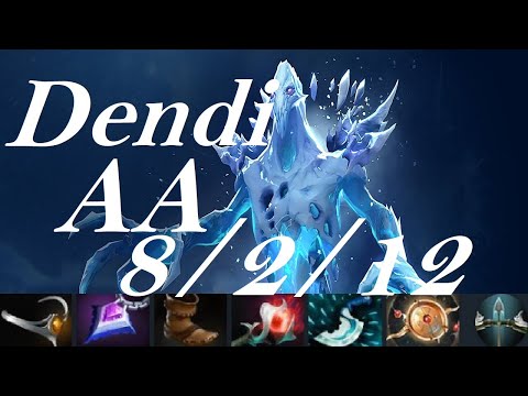 Dendi mid Ancient Apparition vs Miracle- carry Shadow Fiend - Silencer vs Morphling - dota2