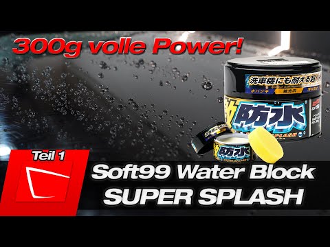 SOFT99 Water Block Wax Black