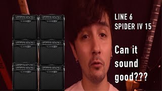Video thumbnail for The Line 6 Spider IV 15 SOUNDS AMAZING? by Eric Reyes