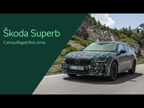 Skoda Superb camuflado