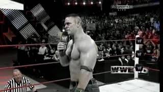 Emotional speech by Cena at extreme rules facing B