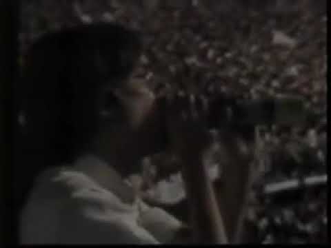festival Shell, 1982. Lucinha Lins sendo vaiada.