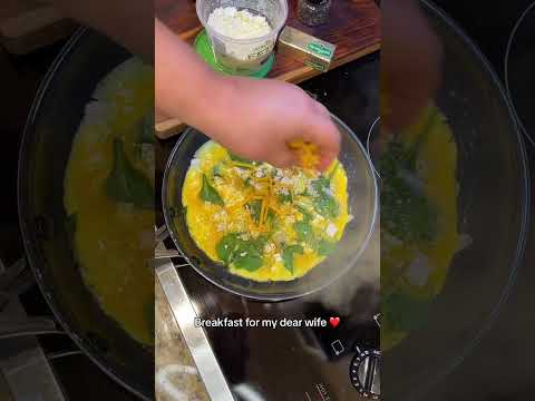 Spinach and Feta Omelette
