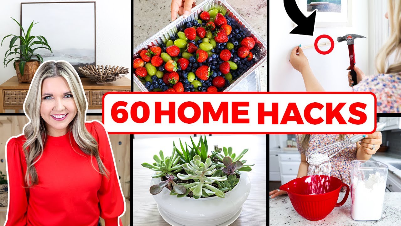 60 HOME HACKS...That You HAVE TO TRY!