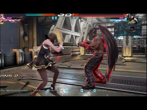 playing messing around tekken 7 Anna vs Devil Jin 62321