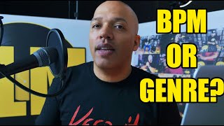 How do you organize your music (bpm or genre) and how long do you play a song? | STK 46