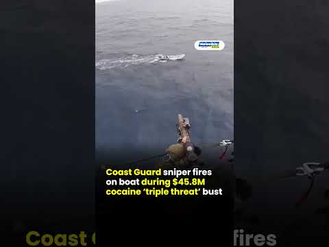Coast Guard sniper fires on boat during $45 8M cocaine ‘triple threat’ bust