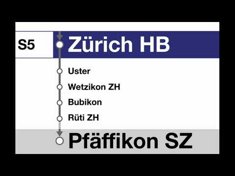 ZVV SBB Ansagen » S5 Bauarbeiten in Zürich Hardbrücke | SLBahnen