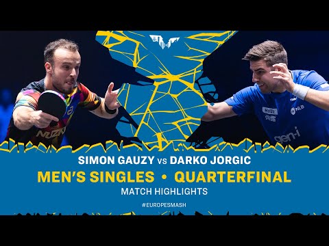 Simon Gauzy vs Darko Jorgic | MS QF | #EuropeSmash 2025