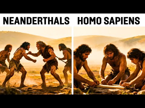 Why Humans Survived When Neanderthals Were Stronger | History For Sleep