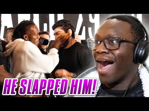 DEJI REACTS TO KSI SLAPPING DILLON DANIS !!