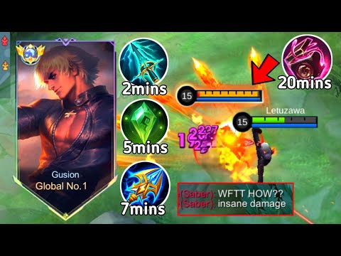 BEST GUSION BUILD TO ALWAYS DOMINATE in EARLY TO LATE GAME