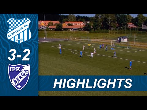 Svärtinge SK - IFK Berga | Highlights | P19 Div.1
