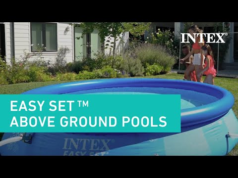 Бассейн Intex Easy Set 396х84 см надувной круглый бассейн для взрослых и детей (чаша, фильтр 3 785 л/ч, подстилка, тент, насос) - фото 1 - id-p2949480970