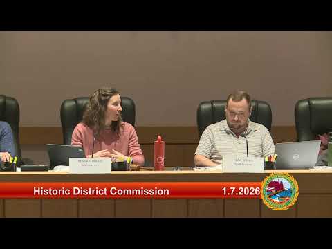 1.7.2026 Historic District Commission