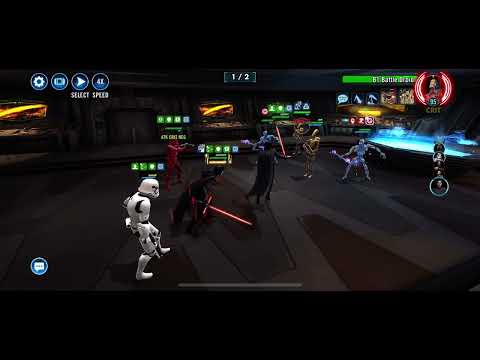 SWGOH Rise of the Empire: Phase 1/2 Dark Side Planet, Middle Combat Mission (See Description)