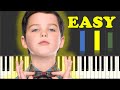 How To Play Young Sheldon Theme Song On Piano EASY