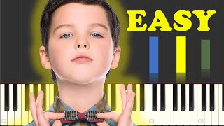 How To Play Young Sheldon Theme Song On Piano EASY