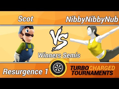Resurgence 1 Wii U Singles (Winners Semifinals) - Scot (Luigi) vs. NibbyNibbyNub (Wii Fit)