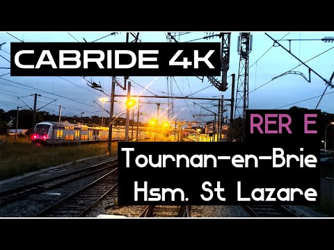 4Kᴴᴰᴿ60ᶠᵖˢ Cabride  (RER E) Tournan-en-Brie ➞ Hsm. St-Lazare | RER NG + Manœuvre à Gretz