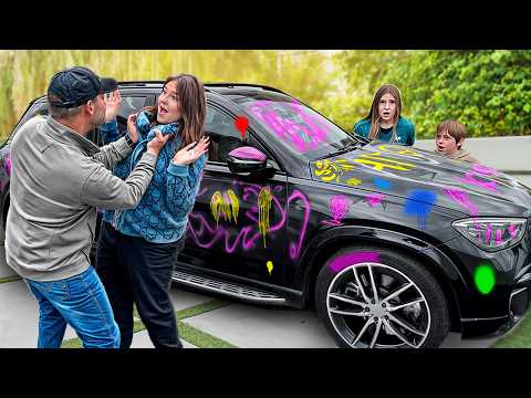 PAPA pète un câble en découvrant SA VOITURE DÉTRUITE ! (CATASTROPHE)