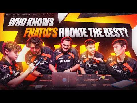 Veqaj's Ultimate QUIZ! Do Fnatic Know Their Newest Teammate?