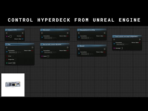 Control Hyperdeck with Blueprints in UE5 - Unreal Engine 5 Tutorial