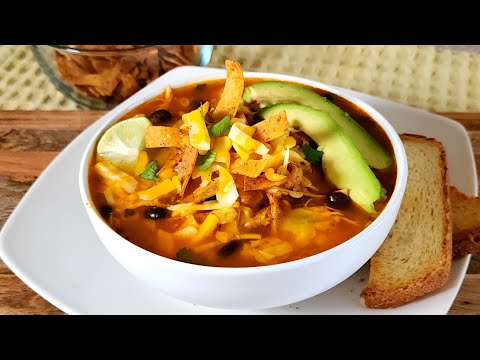 Chicken Tortilla Soup // From my New Kitchen to Yours ❤️