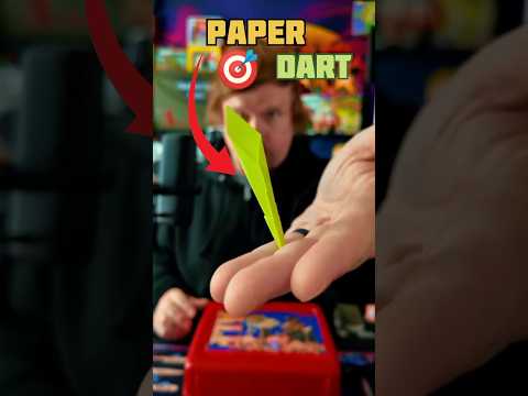 Paper Dart 🎯 l How to Throw Paper Flicker l Paper Dart l #shorts
