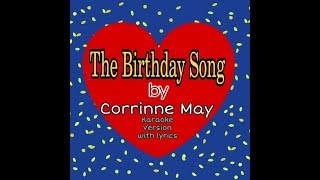 The Birthday Song   Corrinne May karaoke