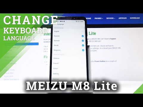 How to Manage Keyboard Settings in MEIZU M8 Lite – Choose Keyboard Dictionary