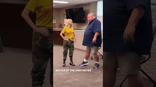 Battle of the high notes 🥊 There’s NEVER a dull moment at KCBBC!! #shorts