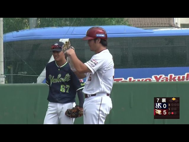 【ファーム】イーグルス・島内宏明・伊藤裕季也 流れを掴む!! 連打で大量追加点を挙げる!!  2024年8月17日 東北楽天ゴールデンイーグルス 対 東京ヤクルトスワローズ